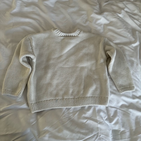 Carter's Cream Cable Knit Sweater - Picture 3 of 4